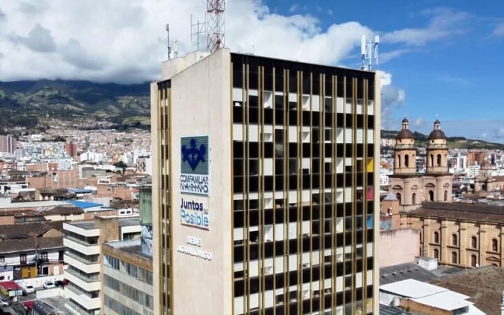 Sede Agualongo en Pasto, portada del video por los 60 años de Comfamiliar de Nariño