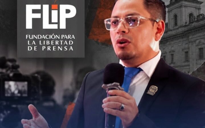 Montaje editorial de Entérate Nariño sobre la prensa en Ipiales, con el logo de la FLIP y el alcalde Amílcar Pantoja.